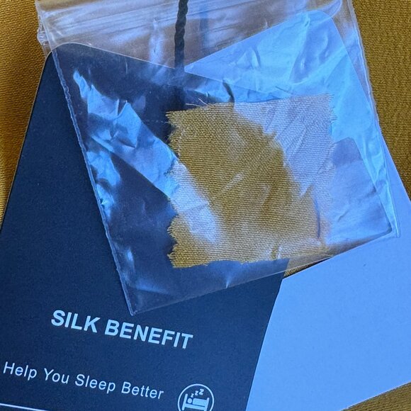 LILYSILK Silk Wrap Dress Sun Yellow Side Pockets Cap Sleeve Size M - Picture 8 of 15